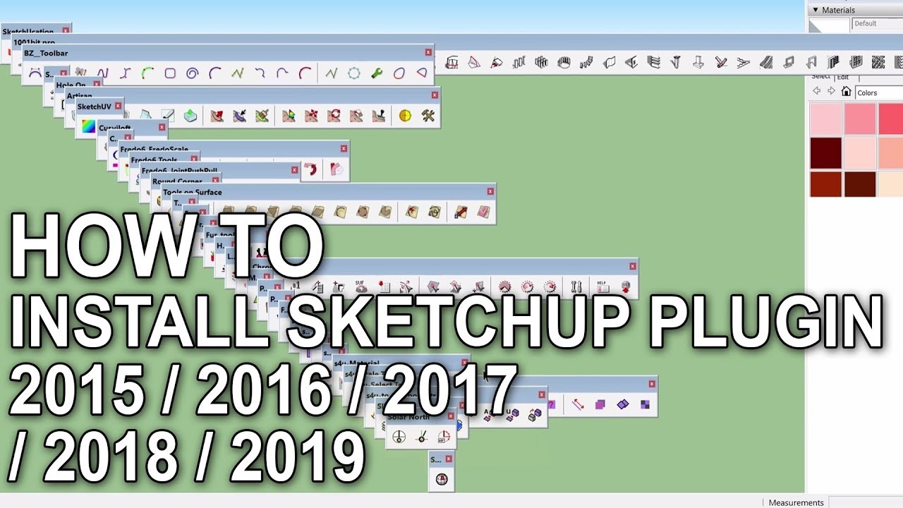 How to install plugins in sketchup portable download